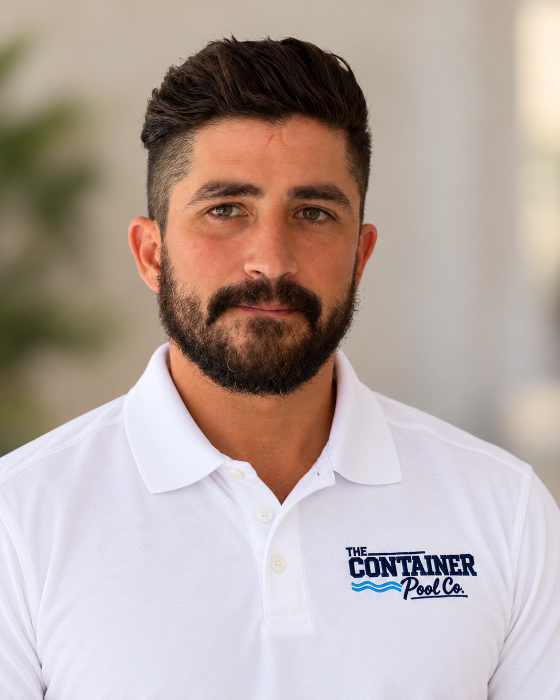 Joe Velarde, pool systems technician at The Container Pool Company