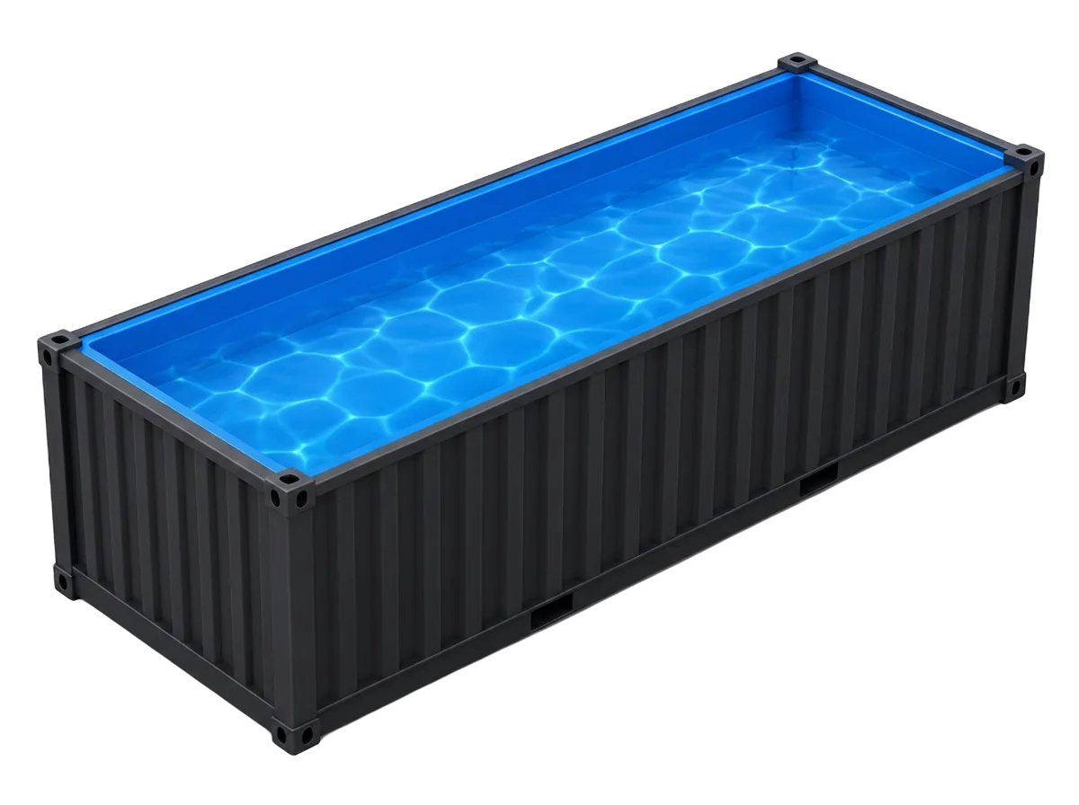 8' x 20' Container Pool