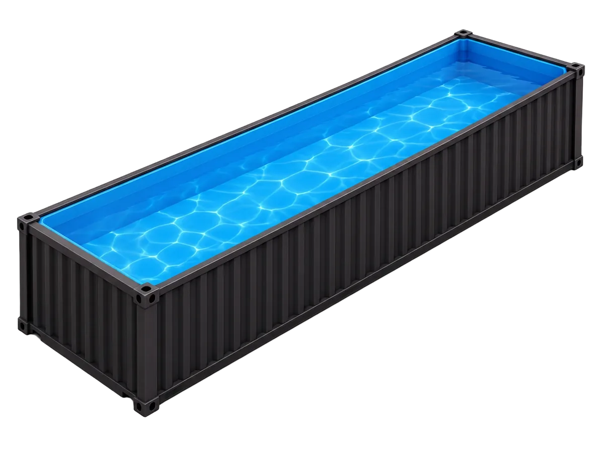 8' x 40' Container Pool